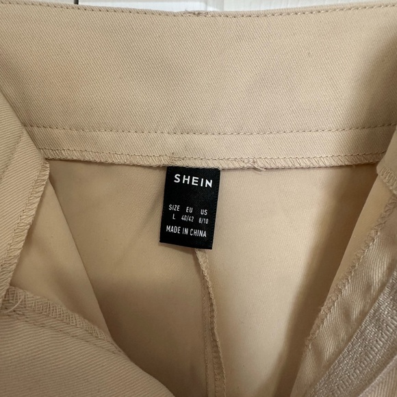 ‼️ Beige SHEIN dress pants  (included in BOGO 50% off) - Picture 4 of 4